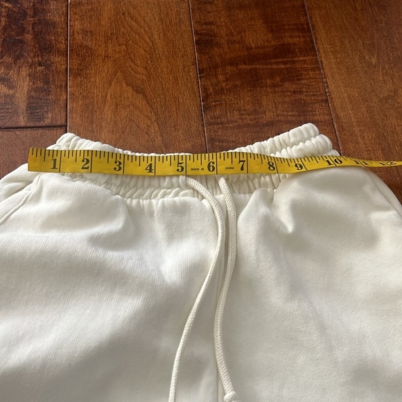 Zara Basic Jogger Pants Ivory Size S - Picture 6 of 10